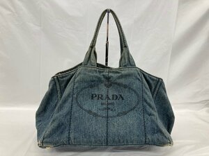 PRADA プラダ トートバッグ 青系 デニム 【BLAB6041】