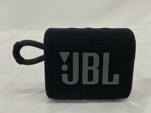 JBL GO3 Bluetoothスピーカー USB C充電/IP67防塵防水/パッシブラジエーター搭載/ポータブル/2020年モデル 通電〇【BLAE1023】_画像3