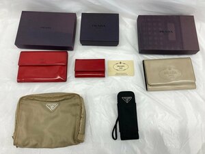 PRADA プラダ　二つ折り財布/三つ折り財布/ナイロンポーチ/ナイロンマルチケース/6連キーケース　計5点　おまとめ【BLAH7062】