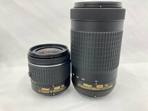 Nikon　ニコン　D5600 + AF-P DX NIKKOR 18-55/3.5-5.6 VR + AF-P DX NIKKOR 70-300/4.5-6.3 G ED VR　通電確認済み【BLAK5012】_画像7