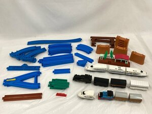 TAKARA TOMY タカラトミー プラレール JR東海 N700系/蒸気機関車C12/貨車/きかんしゃトーマス レール 駅舎 橋桁 等 おまとめ【BLAU2050】