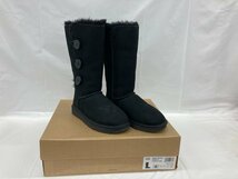 UGG オーストラリア 黒ブーツ 23.0cm【BLAV8011】_画像1