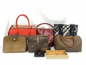 VALENTINO/BORBONESE/Burberry/TRUSSARDI/PRIMA CLASSE 他 ハンドバッグ ショルダーバッグ 財布 コインケース おまとめ【BLBB6043】