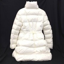 MONCLER　モンクレール　ロングダウン　レディース　E20934934105 C0230　サイズ5　白【BLAD9044】_画像2