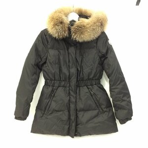 MONCLER　モンクレール　ダウンコート　RN1116347　ファー付き　サイズ1　レディース【BLAG5013】