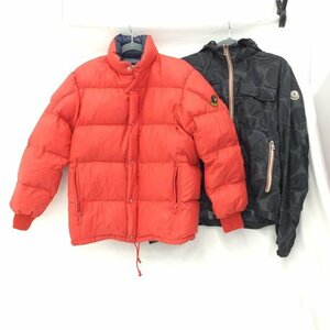 MONCLER モンクレール　ダウンジャケット SMQ-272/ナイロンマウンテンパーカー　2点おまとめ【BLAO5045】