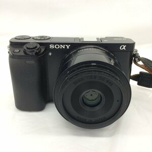 SONY ソニー α6000 カメラ本体 デジタル一眼 ケース付【BLAW8088】