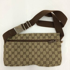 GUCCI　グッチ　GGキャンバス　ウエストバッグ　018・1612・200047【BLAY6092】