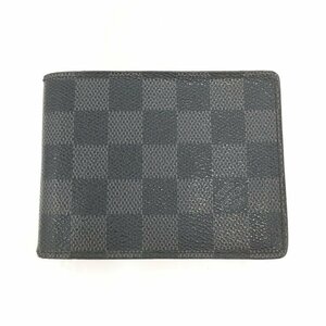 LOUIS VUITTON ルイヴィトン ダミエグラフィット ポルトフォイユ・ミュルティプル N62663//CT0079 折り財布【BKAZ3026】