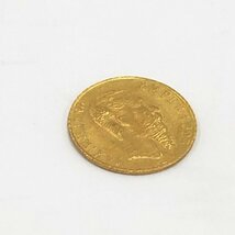 K21.6　メキシコ　イダルゴ金貨　1ペソ　1865　総重量0.4g【BKBD6067】_画像3