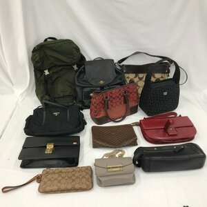 PRADA COACH CELINE FURLA GIVENCHY 他 レディース バッグ おまとめ セット【BKBD4016】