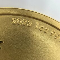 K24IG　オーストラリア　カンガルー金貨　1oz　2022　総重量31.1g【BKBD5017】_画像5