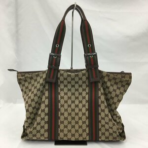 GUCCI グッチ シェリーライン GGキャンバス トートバッグ 132898/203998【BKBB5024】