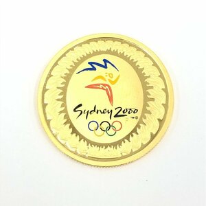 K24　オーストラリア　シドニーオリンピック記念　純金　100ドル金貨　総重量10.0g【BKBC6015】
