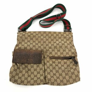 GUCCI グッチ GGキャンバス ショルダーバッグ 169937【BLAA6072】