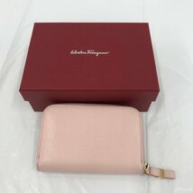 Salvatore Ferragamo サルヴァトーレフェラガモ 財布 ピンクリボン IY 22 D288【BLAA3095】_画像2