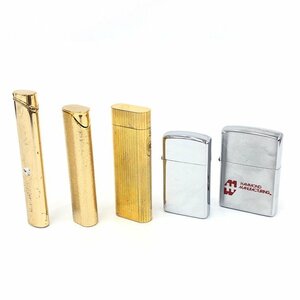 ライター　5点おまとめ　Zippo ジッポー　COMME CA DU MODE コムサデモード　他【BLACA004】