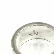 GUCCI　グッチ　リング　925　7号　7.0g　箱付き【BLAD2034】_画像3