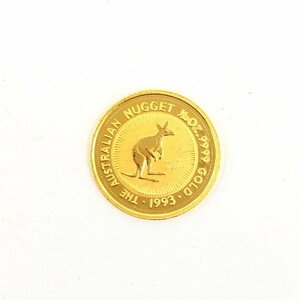 K24IG　オーストラリア　カンガルー金貨　1/20oz　1993　総重量1.5g【BLAD6066】