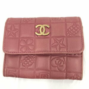 CHANEL シャネル 財布 ピンク系 ココマーク【BLAF3026】