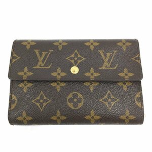 LOUIS VUITTON ルイヴィトン 財布 モノグラム ポルトトレゾール エテュイシェキエ M61200/MB0051【BLAG3052】