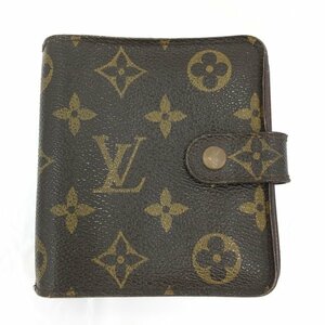 LOUIS VUITTON ルイヴィトン 財布 モノグラム コンパクトジップ M61667/CA1917【BLAG3056】