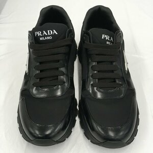 プラダ PRAX 1 Re-Nylon xブラッシュドレザー スニーカー 2EE369 メンズスニーカー【BLAH6013】