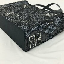 GIVENCHY ジバンシィ ハンドバッグ スパンコール 黒系 【BLAK2029】_画像5