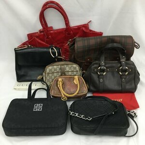 BARRY/Etro/Vivienne Westwood/GIVENCHY ハンドバッグ GUCCI/TORY BURCH/Polo RALPH LAUREN ショルダーバッグ 計8点 おまとめ【BLAK9006】