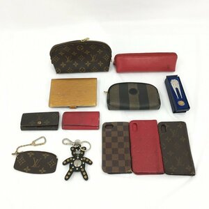 LOUIS VUITTON/PRADA/BURBERRY/FENDI キーチャーム キーケース ポーチ コインケース 他 おまとめ【BLAM1013】