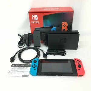 Nintendo Switch 本体 HAC-001(-01) Joy-Con（L）ネオンブルー/（R）ネオンレッド 通電確認済み・初期化済み【BLAH9010】