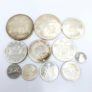 SV925　モントリオールオリンピック銀貨　ほか　コイン　11枚まとめ　総重量230.0g【BLAN6067】