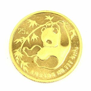 K24IG　中国　パンダ金貨　1/4oz　1985　25元　総重量7.7g【BLAM6039】