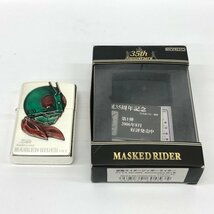 Zippo ジッポー ライター 仮面ライダー 35周年記念 MASKED RIDER 箱付き【BLAN0037】_画像9