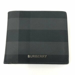 Burberry　バーバリー　二つ折り財布　ブラック【BLAQ6036】