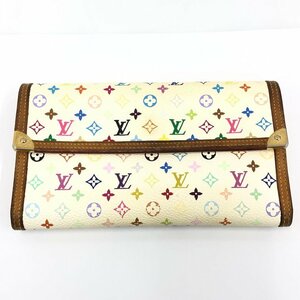 LOUIS VUITTON ルイヴィトン マルチカラー ポルトトレゾールインターナショナル M92659/TH1013 箱付き【BLAQ6031】