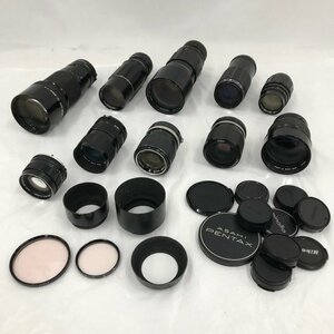 レンズ　10点おまとめ　キヤノン Canon FD 35-70/4　135/2　300/4　ニコン Nikon Zoom NIKKOR 43-86/3.5　他【BLAR9071】