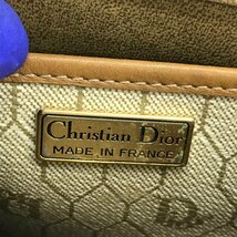 Christian Dior　クリスチャン・ディオール　ハニカム　ショルダーバッグ　ベージュ　箱付き【BLAC4040】_画像7