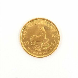 K22　南アフリカ共和国　クルーガーランド金貨　1/10oz　1981　総重量3.3g【BLAT6050】