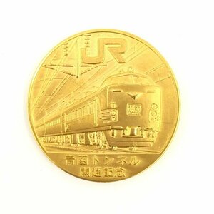 K24　純金メダル　青函トンネル開通記念　1000刻印　総重量20.0g【BLAT6026】