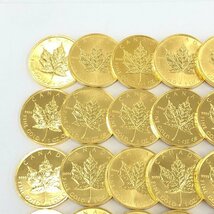 K24　金貨幣　カナダ　メイプルリーフ金貨　50ドル　1オンス　30点おまとめ　総重量935.4g【BLAVB003】_画像2