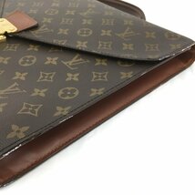 LOUIS VUITTON ルイヴィトン モノグラム ポルトドキュマン バンドリエール M53338/MI0924 メンズ ビジネスバッグ【BLAU3066】_画像10