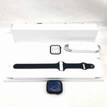 Apple Watch Series 7 GPS 45mm A2474 / MKN53J/A ミッドナイト 付属品 箱付き 通電〇 初期化済み【BLAU0017】_画像7
