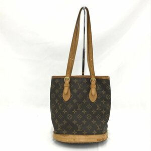 LOUIS VUITTON ルイヴィトン モノグラム プチバケットPM M42238/VI1918 トートバッグ【BLAY2053】