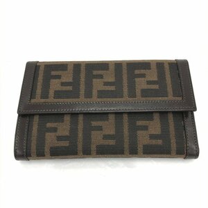 FENDI フェンディ ズッカ 二つ折り財布 2289-30358-009 箱付き【BLAY2031】