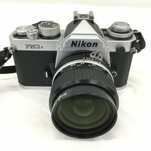 Nikon ニコン FM3A フィルム一眼レフ / レンズ NIKKOR 35mm 1:2【BLAY8018】