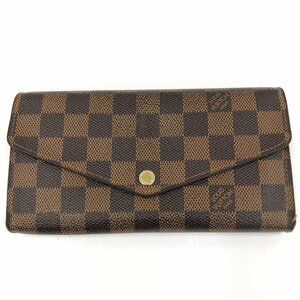 Louis Vuitton　ルイヴィトン　財布　ダミエ　ポルトフォイユサラ　N63209/CA4164【BLBA2054】