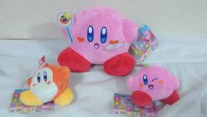 3個セット 新品タグ付 送料無料 星のカービィ Kirby × monet ぬぐるみ マスコット ワドルディ にっこり ウィンク