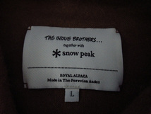 THE INOUE BROTHERS / Snow Peak Royal Alpaca Pyjamas Shirt / TIB-SH-20AU001 イノウエブラザース スノーピーク アルパカ パジャマシャツ_画像5