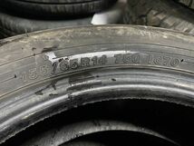 ★送料無料★ 155/65R14 2021年製 7～8分山 ヨコハマ iceGUARD iG70 1本/中古スタッドレスタイヤ(冬タイヤ) N6752_F_画像3